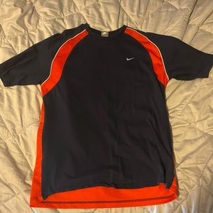 Vintage orange and blue Nike tshirt